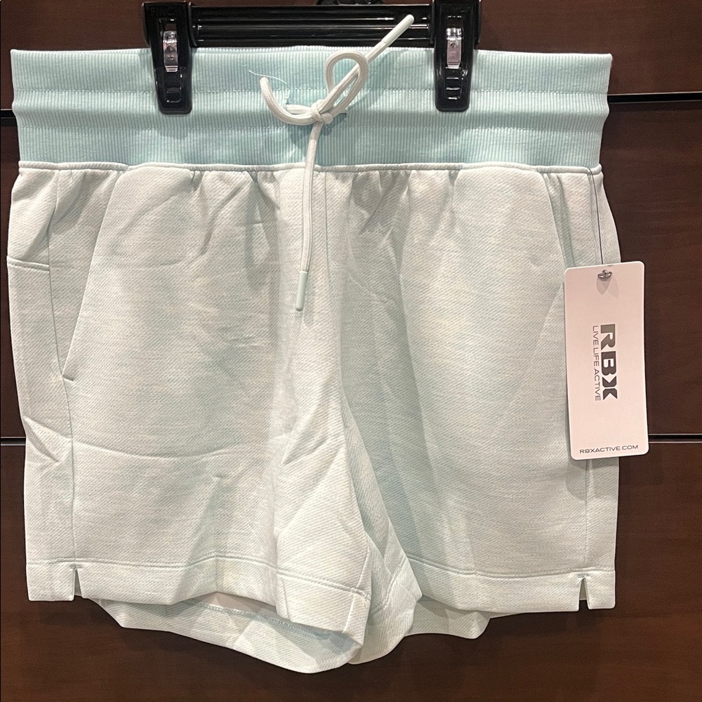 RBX Women's Athletic Shorts in Light Blue